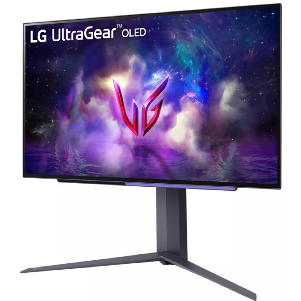 მონიტორი LG 27GS95QE-B.AMA, 27", Monitor, QHD, OLED, HDMI, USB, DP, Black