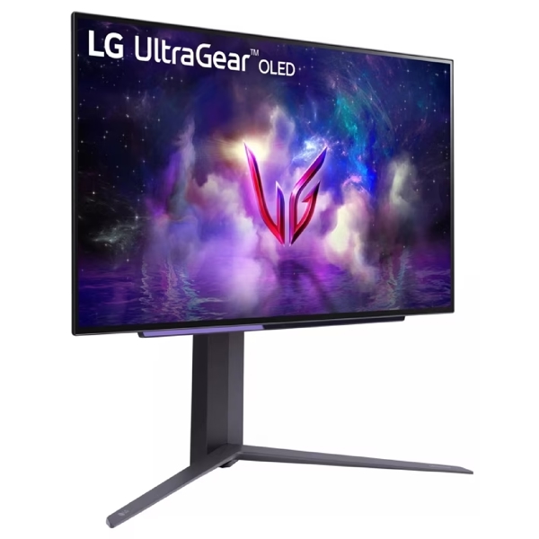 მონიტორი LG 27GS95QE-B.AMA, 27", Monitor, QHD, OLED, HDMI, USB, DP, Black
