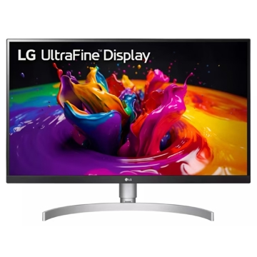 მონიტორი LG 27UP850N-W.AMA, 27", Monitor, 4K UHD, IPS, HDMI, USB, DP, Black/Silver