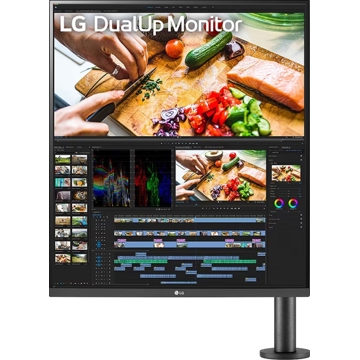 LG 28MQ780-B.AMA, 28", Dualup Monitor, QHD, IPS Nano, HDMI, USB, USB-C, DP, Black