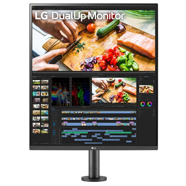 LG 28MQ780-B.AMA, 28", Dualup Monitor, QHD, IPS Nano, HDMI, USB, USB-C, DP, Black