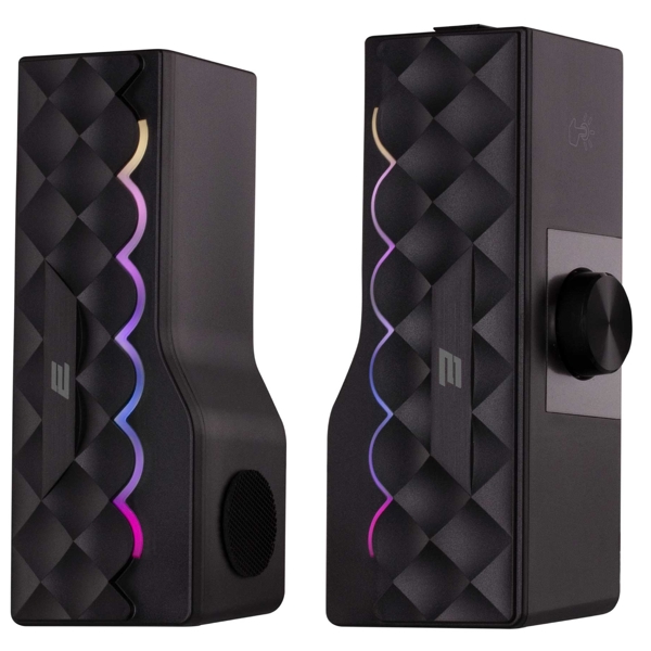 2E 2E-PCS232BK, 10W, Bluetooth, USB, 3.5mm, Speaker, Black