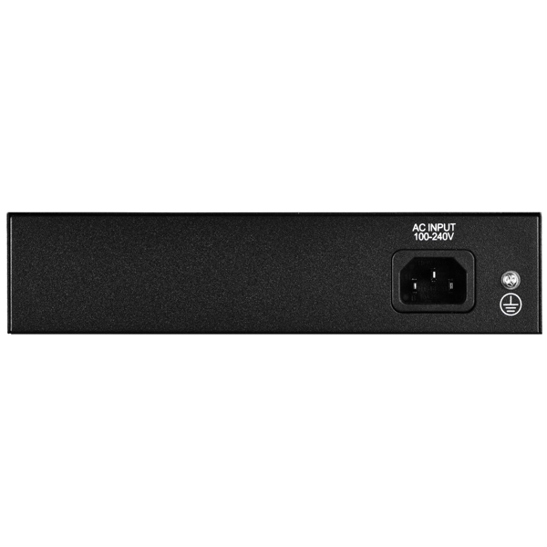 სვიჩი 2E 2E-SP402F-2, 6-Port, PoE+ Switch, Black