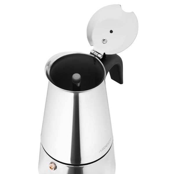 ყავის მადუღარა Ardesto AR0804SS, 0.2L, Coffee Maker, Silver