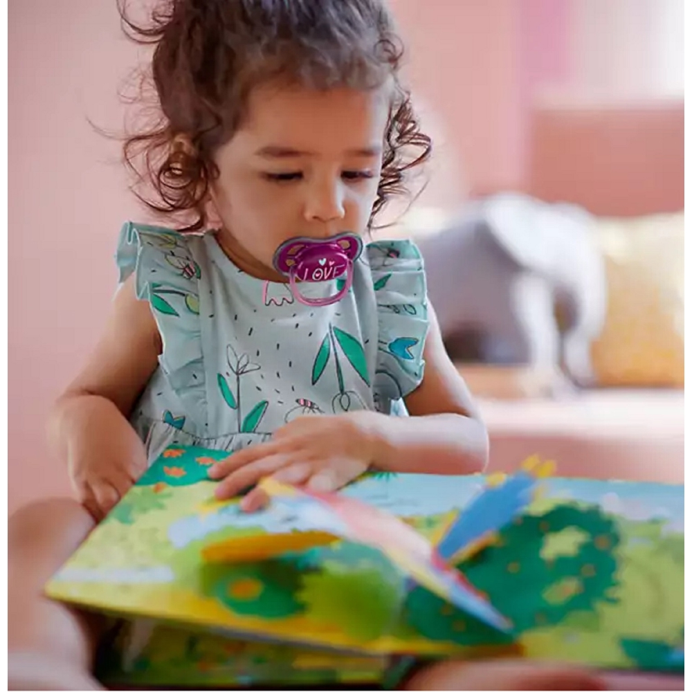 Philips Avent SCF349/22, 18+m, 2Pcs, Air Soother, Blue/Pink