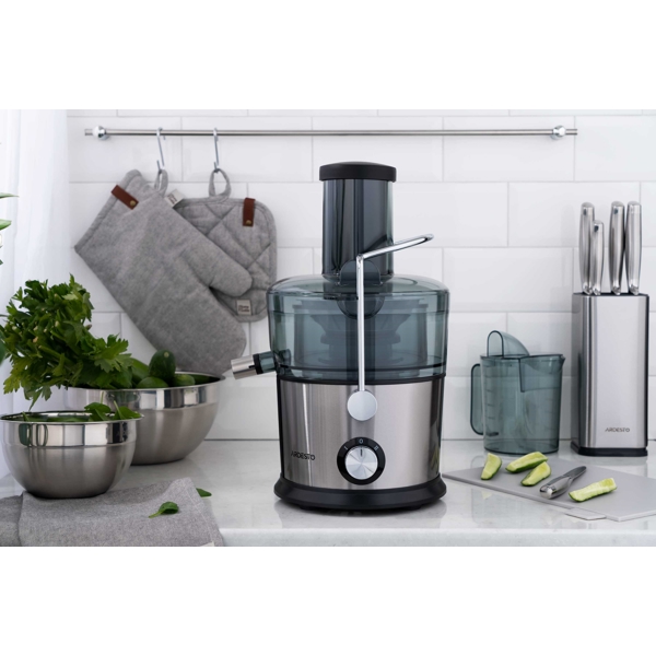 Ardesto JEG-800, 1100W, 1L, Juicer, Silver