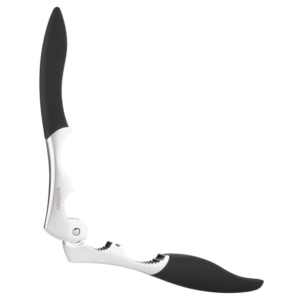 თხილის სატეხი Ardesto AR2138B, Nutcracker, 17cm, Black/Silver