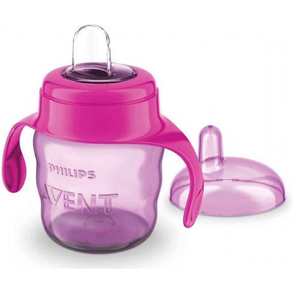 საბავშვო ბოთლი Philips Avent SCF551/03, 200Ml, Baby Bottle, Pink/Transparent