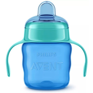 Philips Avent SCF551/05 Natural Response, 200Ml, Baby Bottle, Blue/Transparent