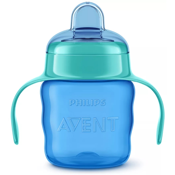 Philips Avent SCF551/05 Natural Response, 200Ml, Baby Bottle, Blue/Transparent