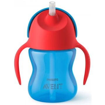 Philips Avent SCF796/01 Natural Response, 200Ml, Baby Bottle, Blue/Red