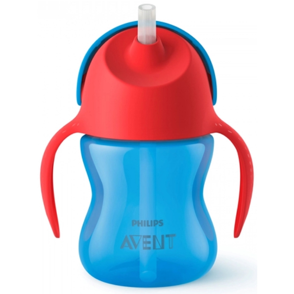 Philips Avent SCF796/01 Natural Response, 200Ml, Baby Bottle, Blue/Red