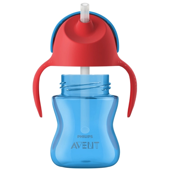 Philips Avent SCF796/01 Natural Response, 200Ml, Baby Bottle, Blue/Red