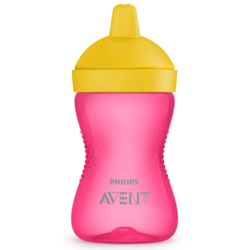 Philips Avent SCF804/04 Natural Response, 300Ml, Baby Bottle, Pink/Yellow