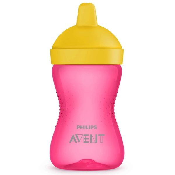 Philips Avent SCF804/04 Natural Response, 300Ml, Baby Bottle, Pink/Yellow