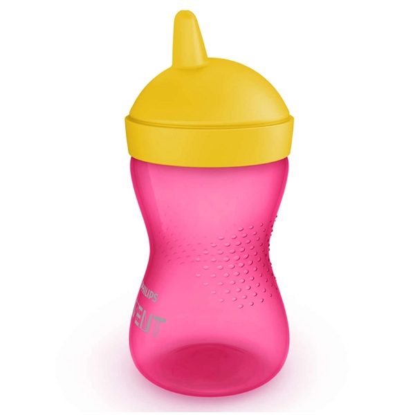 Philips Avent SCF804/04 Natural Response, 300Ml, Baby Bottle, Pink/Yellow