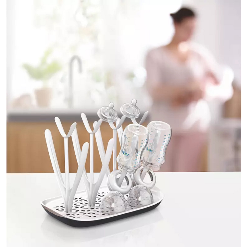 საბავშვო ჭურჭლის საშრობი Philips Avent SCF149/00, Drying Rack, White