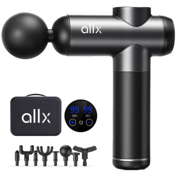 ALLX AXM-424G, 18W, 3200Rpm, Professional Massage Gun, Gray