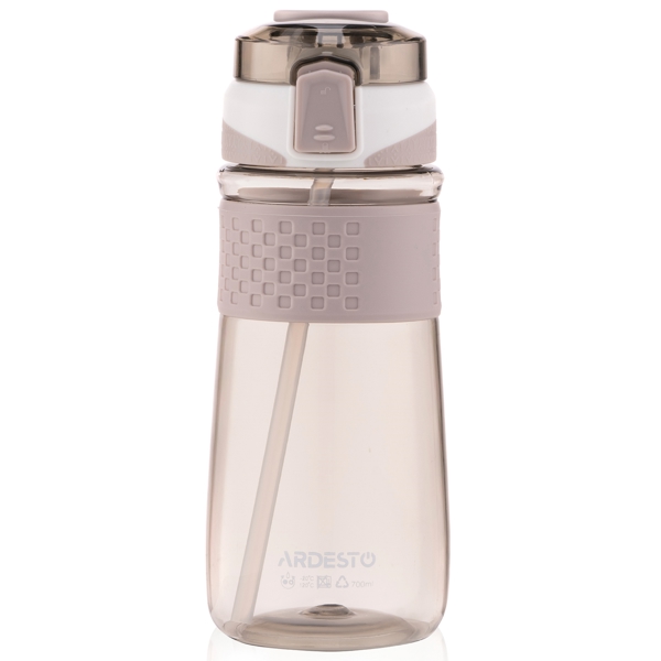 წყლის ბოთლი Ardesto AR2270PG, 0.7L, Water Bottle, Grey