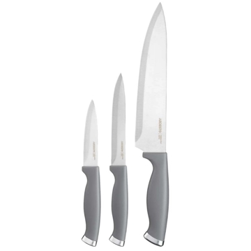 Ardesto AR2103GR, 3Pcs, Knife Set, Grey