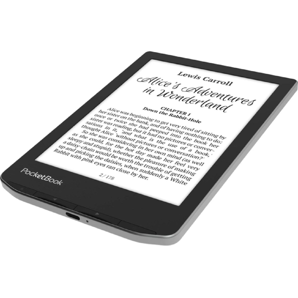 ელექტრონული წიგნი PocketBook PB629-M-CIS 629 Verse, 6", 8GB, 512MB, Wi-Fi, E-Book Reader, Mist Grey