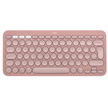 კლავიატურა Logitech L920-011853 PEBBLE KEYS 2 K380S, Wireless, Bluetooth, Keyboard, Pink