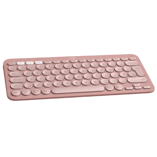 Logitech L920-011853 PEBBLE KEYS 2 K380S, Wireless, Bluetooth, Keyboard, Pink