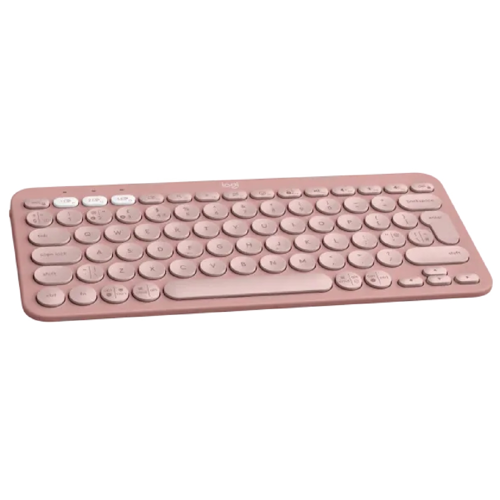 Logitech L920-011853 PEBBLE KEYS 2 K380S, Wireless, Bluetooth, Keyboard, Pink