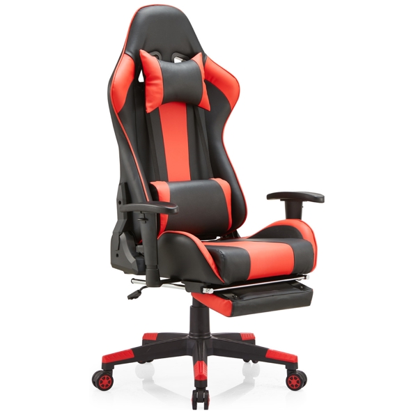 გეიმერული სავარძელი ALLX SK8825, Gaming Chair, Red/Black