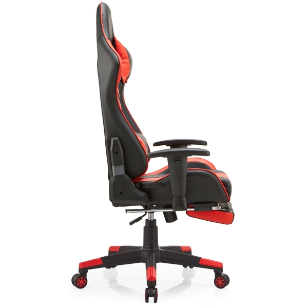 გეიმერული სავარძელი ALLX SK8825, Gaming Chair, Red/Black