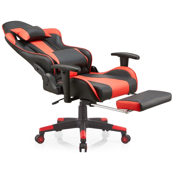 გეიმერული სავარძელი ALLX SK8825, Gaming Chair, Red/Black