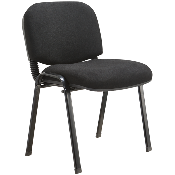 ALLX SF166-D, Visitor Chair, Black