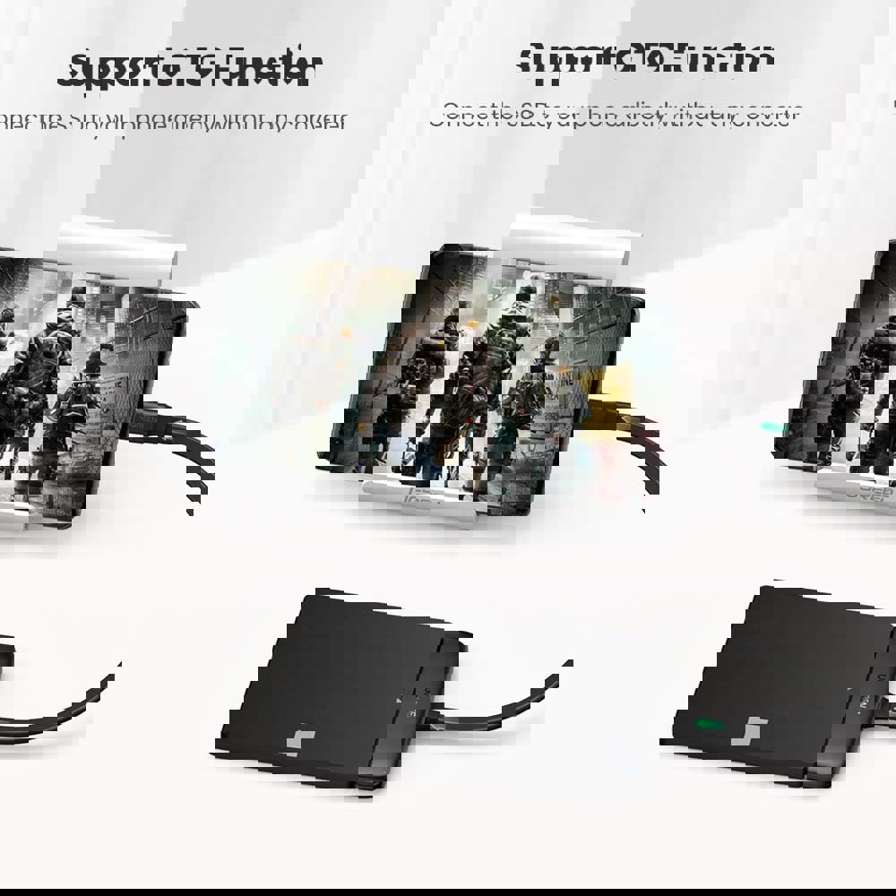 UGREEN CM308 (70554), Type-C To 2.5-Inch SATA Converter, 50cm, Black