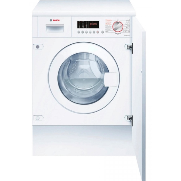 Bosch WKD28543EU, 7Kg, A, Built-In Washing Dryer, White