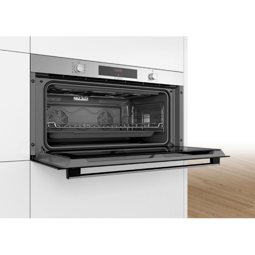 Bosch VBC514CR0, 85L, Built-In Electric Oven, Grey