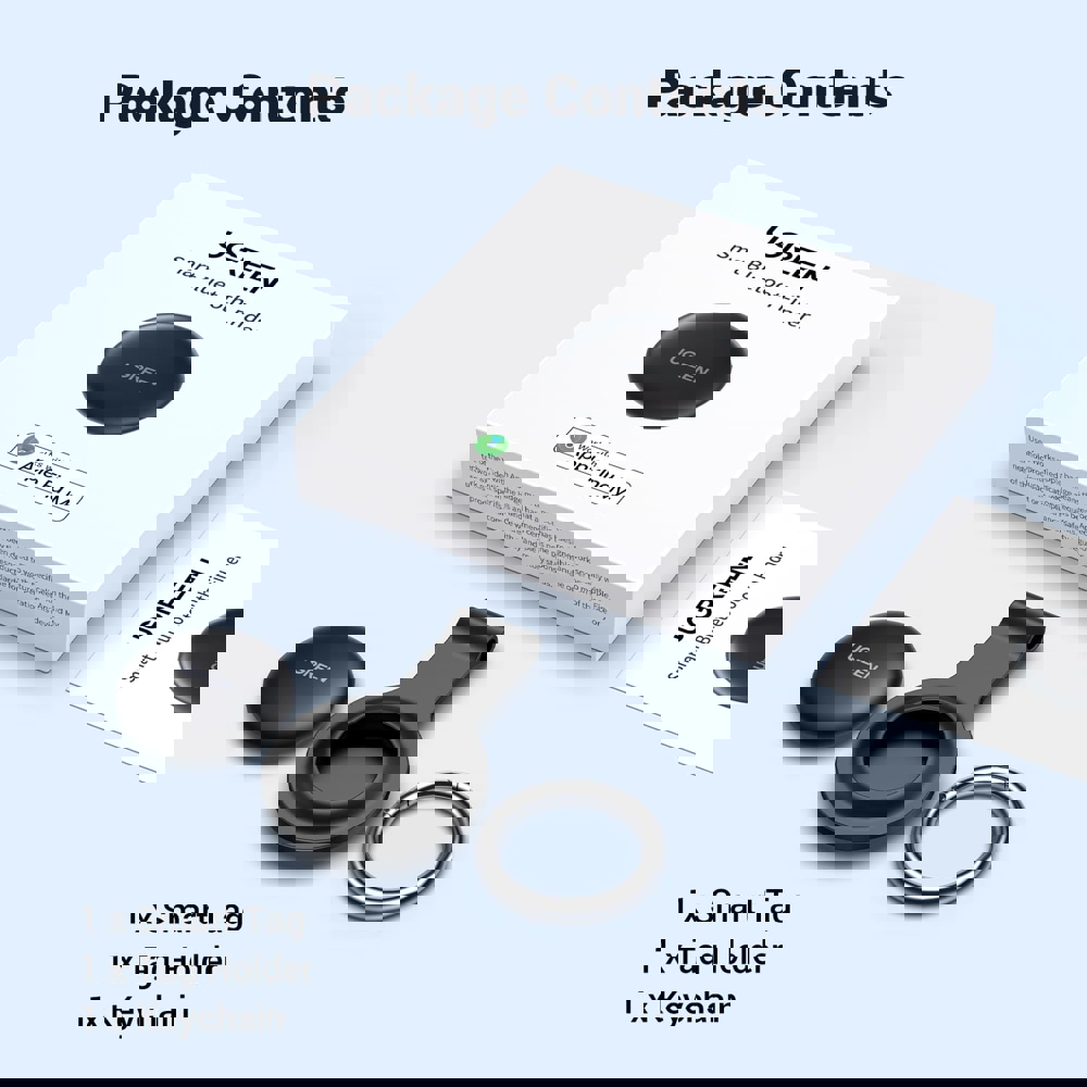 Smart Tag UGREEN CM520 (60387), Apple Certified, Smart Bluetooth Finder, Black