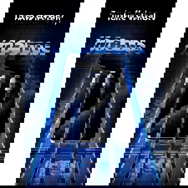 ვიდეო კაბელი UGREEN US355 (80150), 4K Video Cable , 100W, Type-c To Type-c 3.2 Gen 2 Cable, 1m, Black