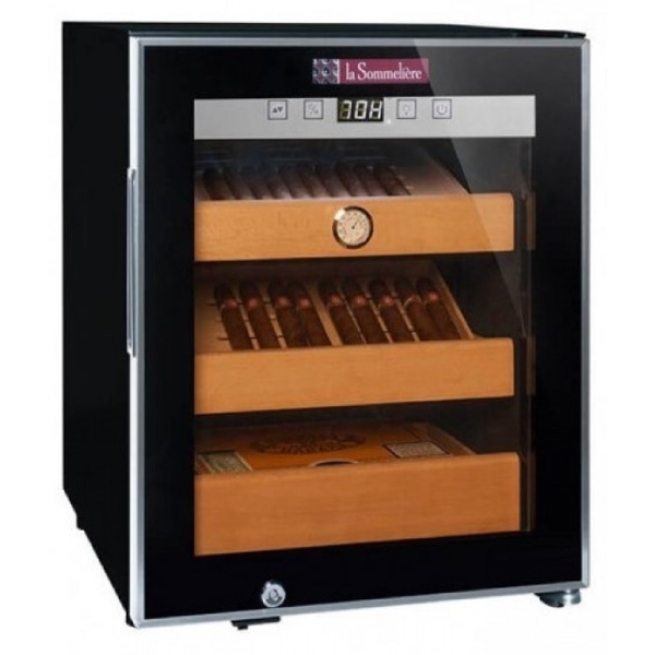 ღვინის მაცივარი La Sommelière CIG251, F, Wine Refrigerator, Black