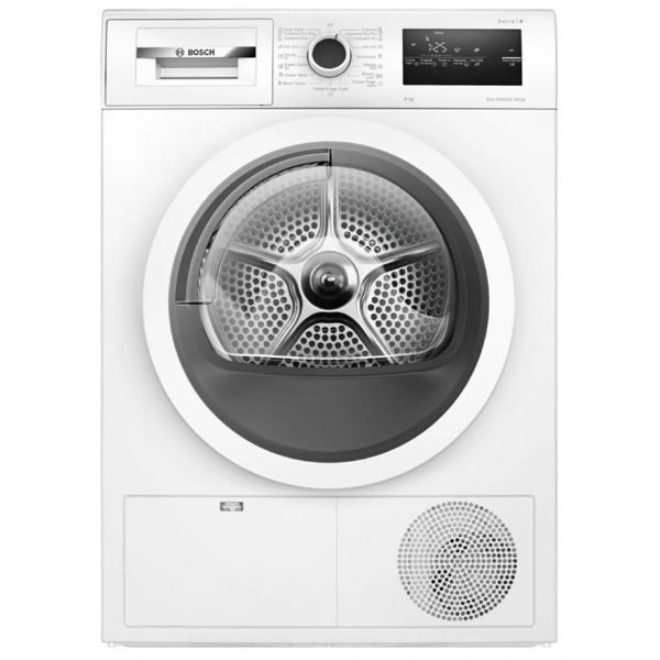 სარეცხის საშრობი მანქანა Bosch WTN86201ME, 8Kg, B, Washing Dryer, White