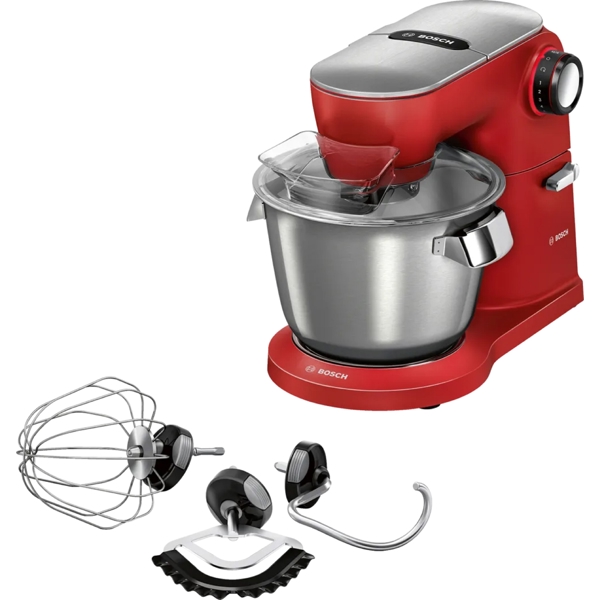 სამზარეულოს კომბაინი Bosch MUM9A66R00, 1600W, 5.5L, Food Processor, Red