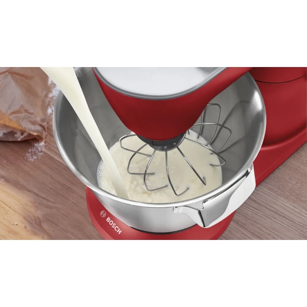 სამზარეულოს კომბაინი Bosch MUM9A66R00, 1600W, 5.5L, Food Processor, Red