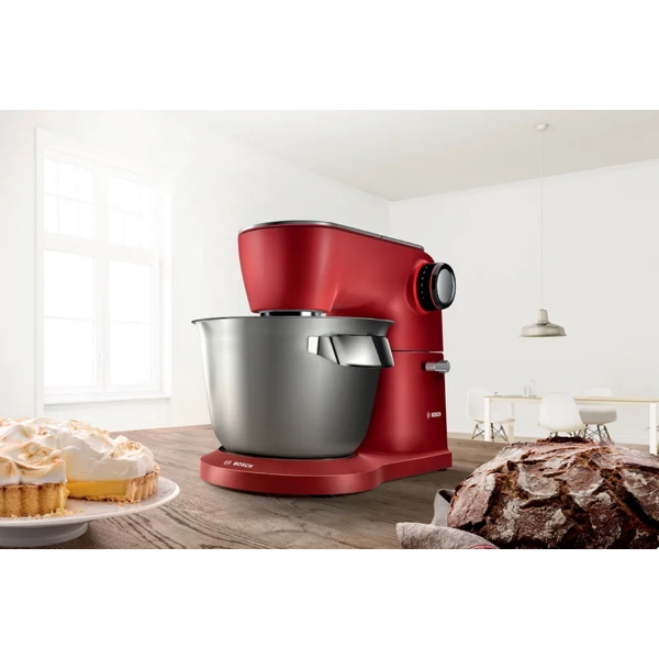 სამზარეულოს კომბაინი Bosch MUM9A66R00, 1600W, 5.5L, Food Processor, Red