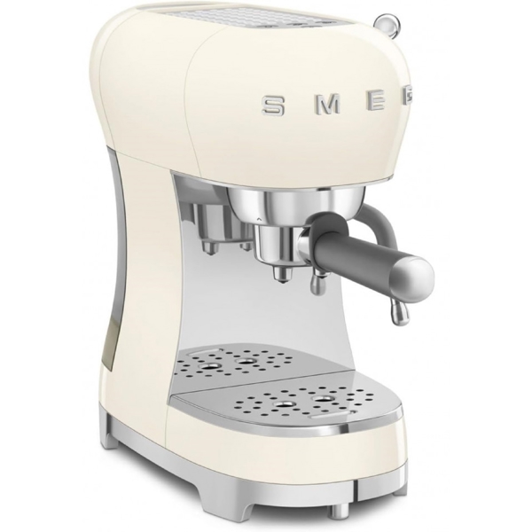 Smeg ECF02CREU, 1350W, 1.1L, Coffee Machine, Beige