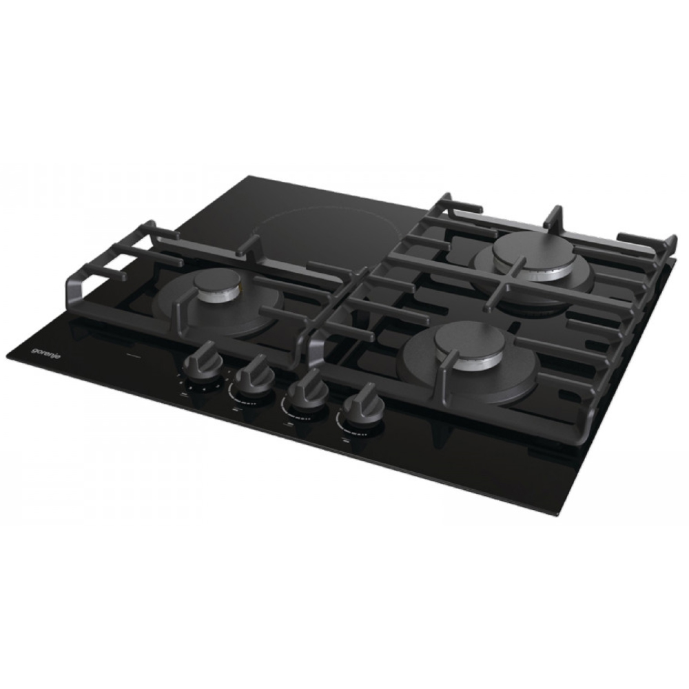 Built-in combined Cooktop Gorenje GCE681BSC, Black