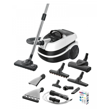 Bosch BWD421PRO, 2100W, Vacuum Cleaner, Black/White