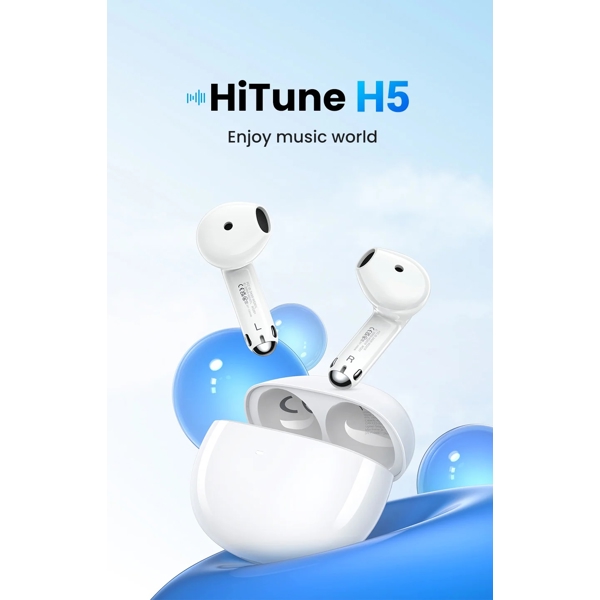 UGREEN WS201(15612) TWS HiTune H5, Earbuds, Wireless, Bluetooth, Ipx5, White