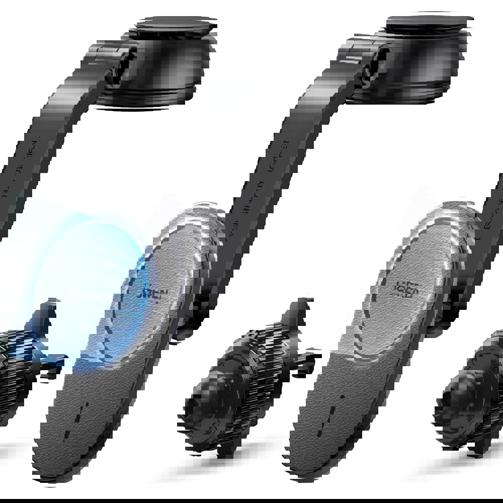 უსადენო დამტენი UGREEN CD345 (15120), 15W, MagSafe Magnetic Car Charger , Black