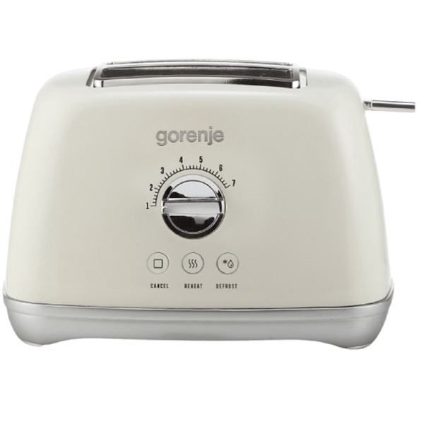 Gorenje T900RL, 1000W, Toaster, Beige