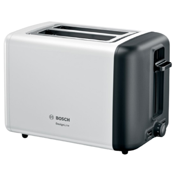 Bosch TAT3P421, 970W, Toaster, White