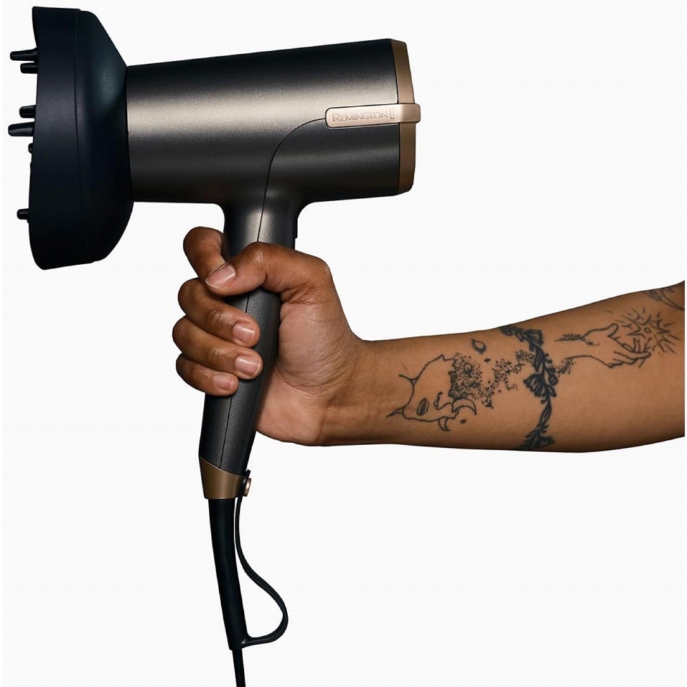 Remington D6077, 2000W, Hair Dryer, Grey